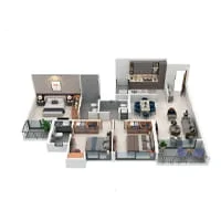 Codename Pearl Punawale 3 BHK Floor Plan Image